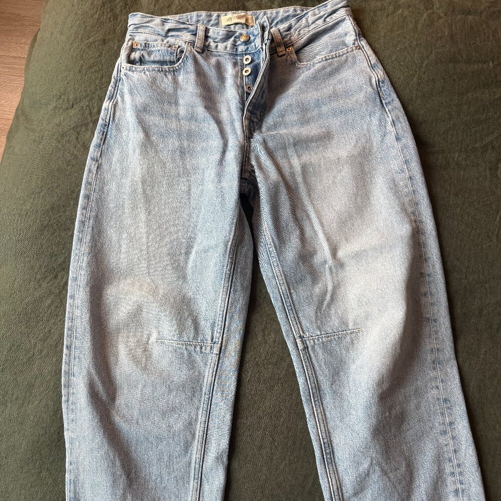 Madewell Darted Barrel-leg Jean
